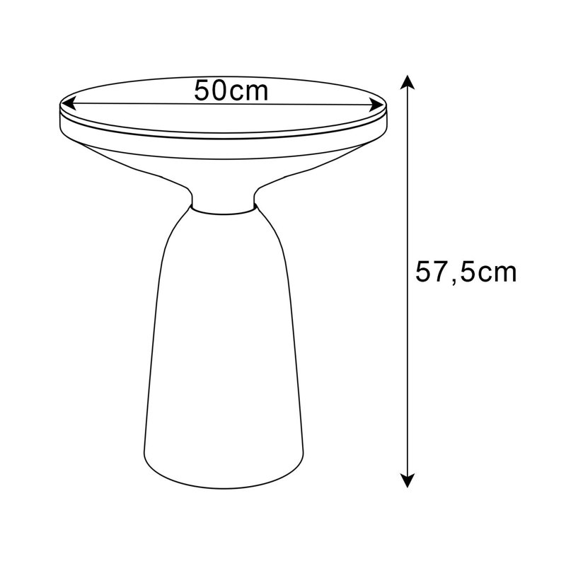 Sharell Pedestal Coffee Table