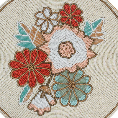 Bircheat Glass No Pattern Round Placemat