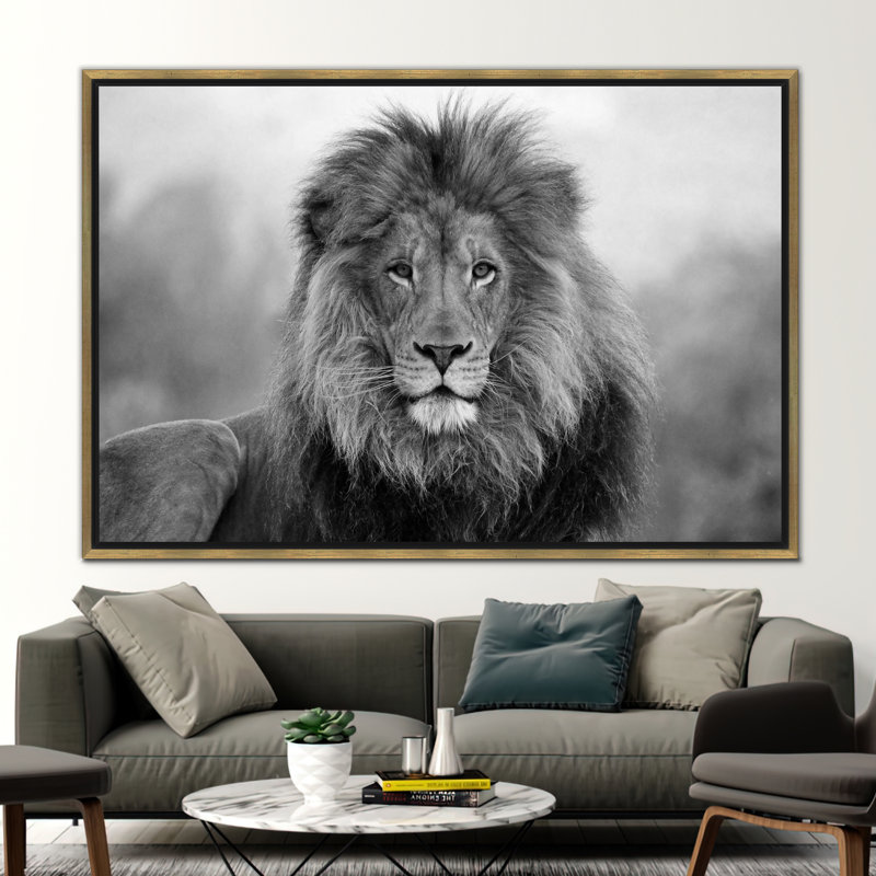 Print on Canvas, 70 cm H x 100 cm W, Gold Floater Framed
