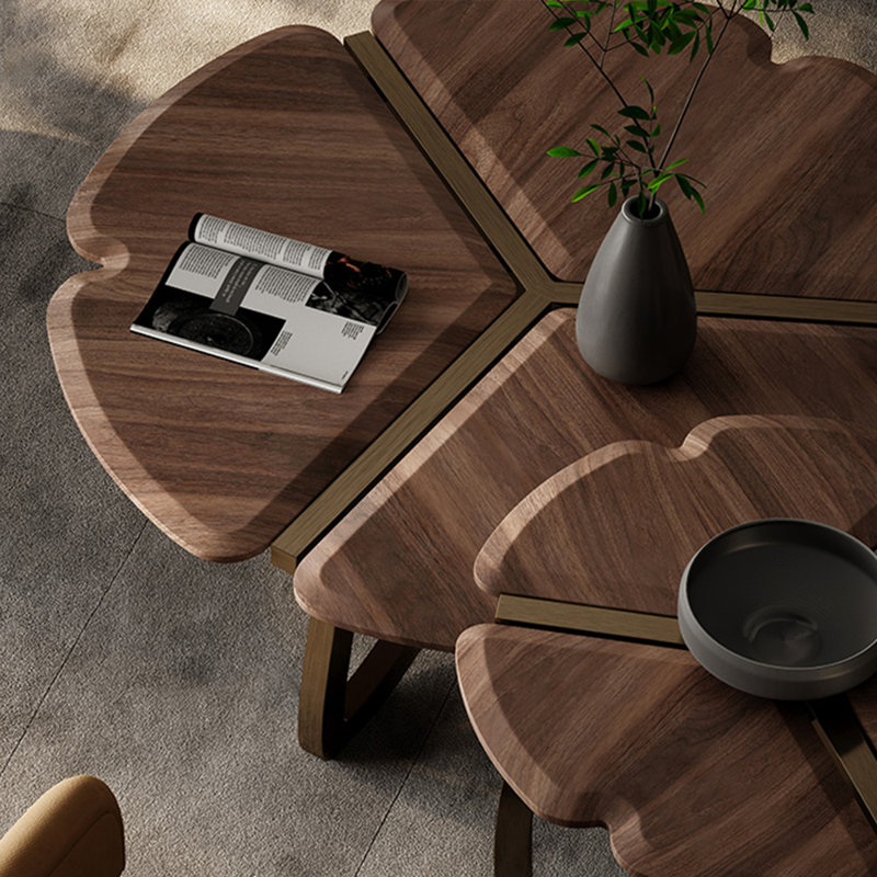 Table à thé en bois de style italien