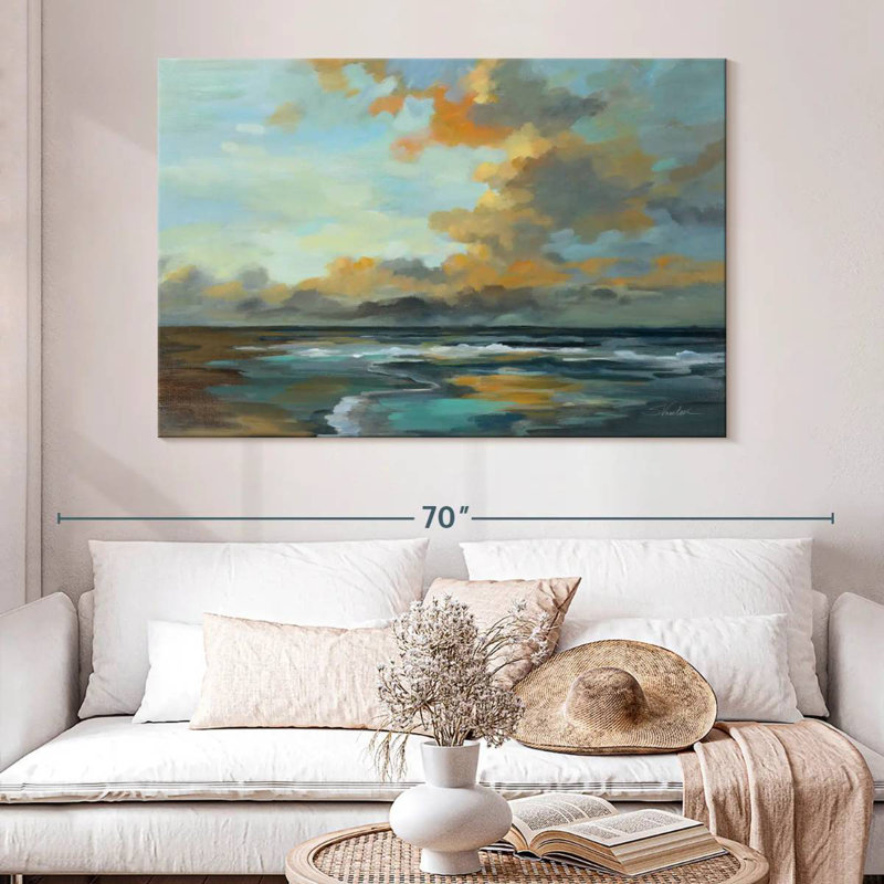 Gillard Oceanside Sunset, 34" H x 51" W