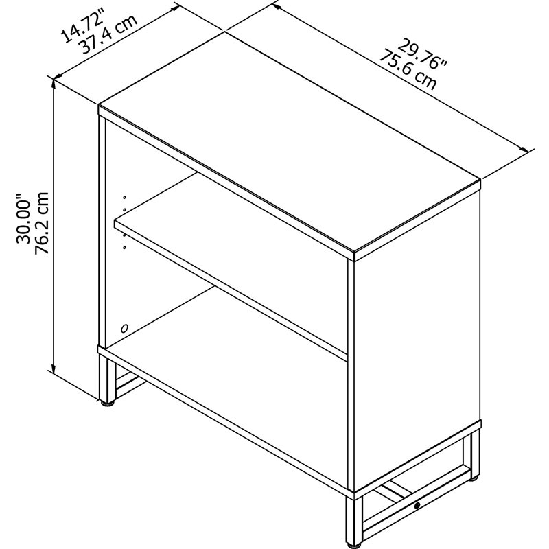Method Bookcase, White