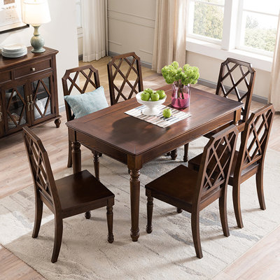 Vintage Simplicity Rectangular Dining Table Sets