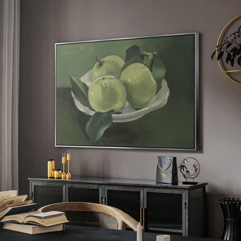 "Reproduction botanique rétro-Lxxxvii" sur toile, H 25 po x l 37 po
