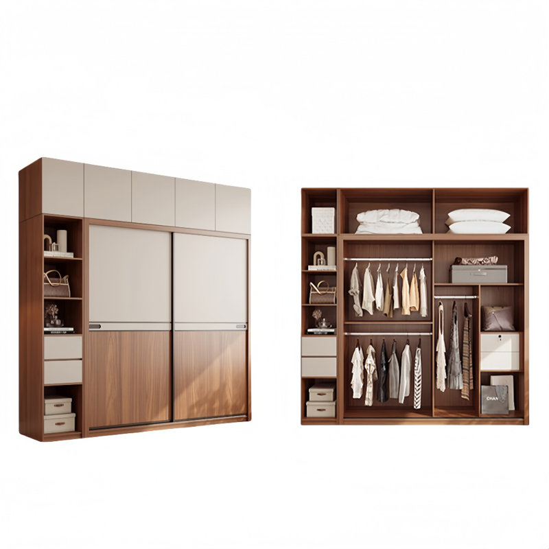 Luxurious And Simple Wardrobe, 102" H x 87" W x 24" D