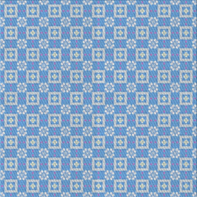 Tapis de zone bleue à motifs