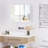 Stylish Wall Mounted Bathroom Mirror with Ample Storage and Quiet Hinges