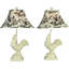 Lampe de table coq 25 "avec abat-jour classique Scarberry