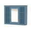 Meuble-lavabo 36 po avec armoire à pharmacie, armoire de rangement moderne avec 2 portes à fermeture douce et meuble-lavabo simple