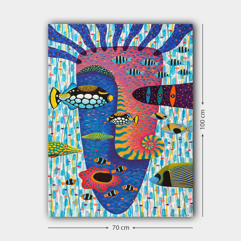 Peinture sur toile tendue