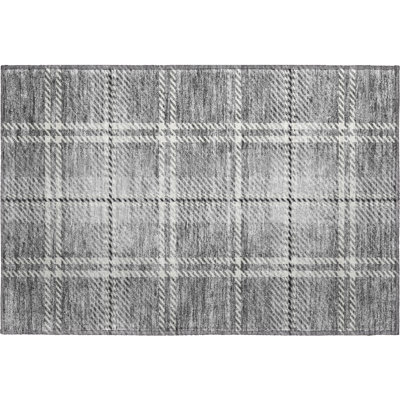Premium Machine Washable Prisco Gray Rug