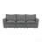 Eaden Gray Chenille Power Sofa W/Sleeper