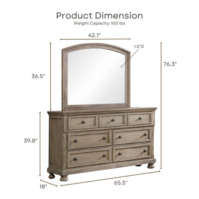 Ikko 65.5'' W 7 - Drawer Dresser