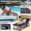 Lit de camping pliant réglable pour adultes-61357065