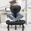 Fauteuil de bureau noir Criss Cross