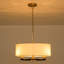 Luminaire suspendu cylindrique à 3 lumières
