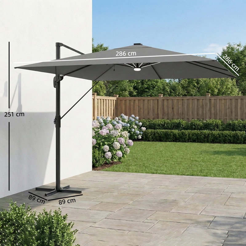 286cm Cantilever Parasol