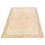 Tapis ivoire en laine noué à la main de conception unique 2000 pi 5 pi 3 po x 8 pi 9 po Odalyz