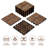 Natural Acacia Wood Interlocking Deck Tiles 12″x12″-122500075