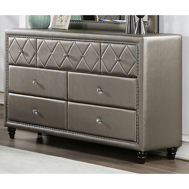 Commode l 7 po Bruun, Champagne / espresso
