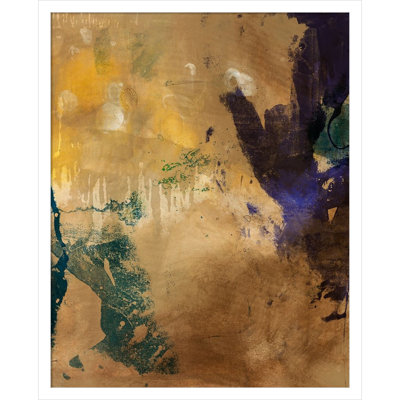 Amber Haze I by Flagler Wood Framed Wall Art Print