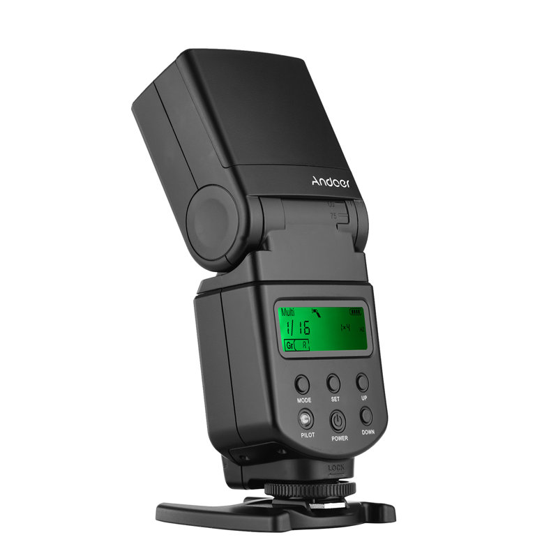 Universal Flash Speedlite GN40 Adjustable LED Fill Light On-camera Flash