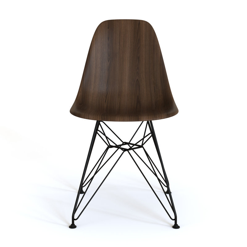 Chaise d'appoint Freidenberger en noyer brun