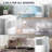 COWSAR 8000 BTU Portable Air Conditioner, Portable AC Units for Rooms up to 350 Sq.Ft., 4-in-1 Indoor AC with Remote Control, Dehumidifier, Fan Mode, 24H Timer, Window Kit for Bedroom
