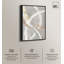 «Silvered Spirals Canvas Elegant Gold Abstract» par Art Remedy-105591839-105591854