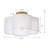 Caylah Fabric Semi Flush Mount