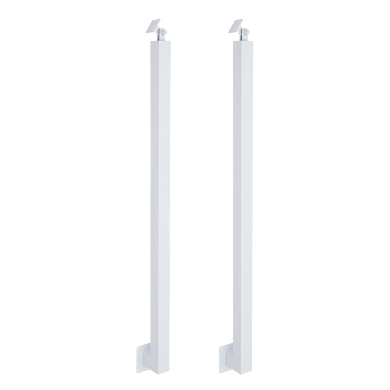 Stair Railing Posts, 2Pcs Stair Baluster Posts, Adjustable Stair Railing Posts For Deck, Balcony, Stair