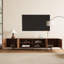 Meuble télé et console multimédia de style moderne Mid-Century 94,48 po