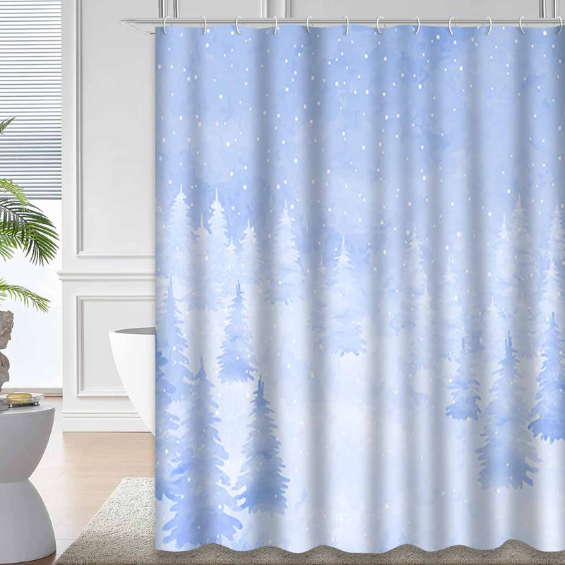 Rideau de douche Winter 12, L 72 po x l 72 po