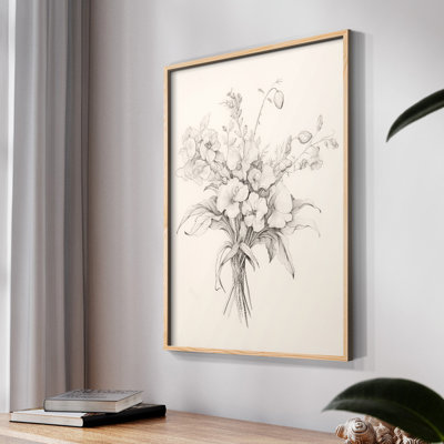 "Impression florale rétro" sur