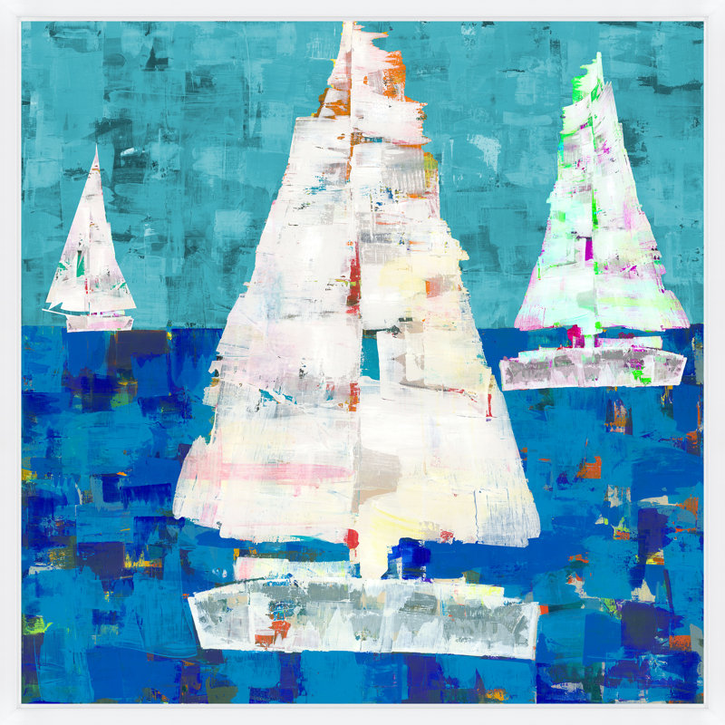 Sail Free Print by Bartholomew Bardo, 25.75" H x 25.75" W