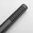 1-Spray Round High Pressure Handheld Shower With 27.5 In. Wall Bar In Matte Black