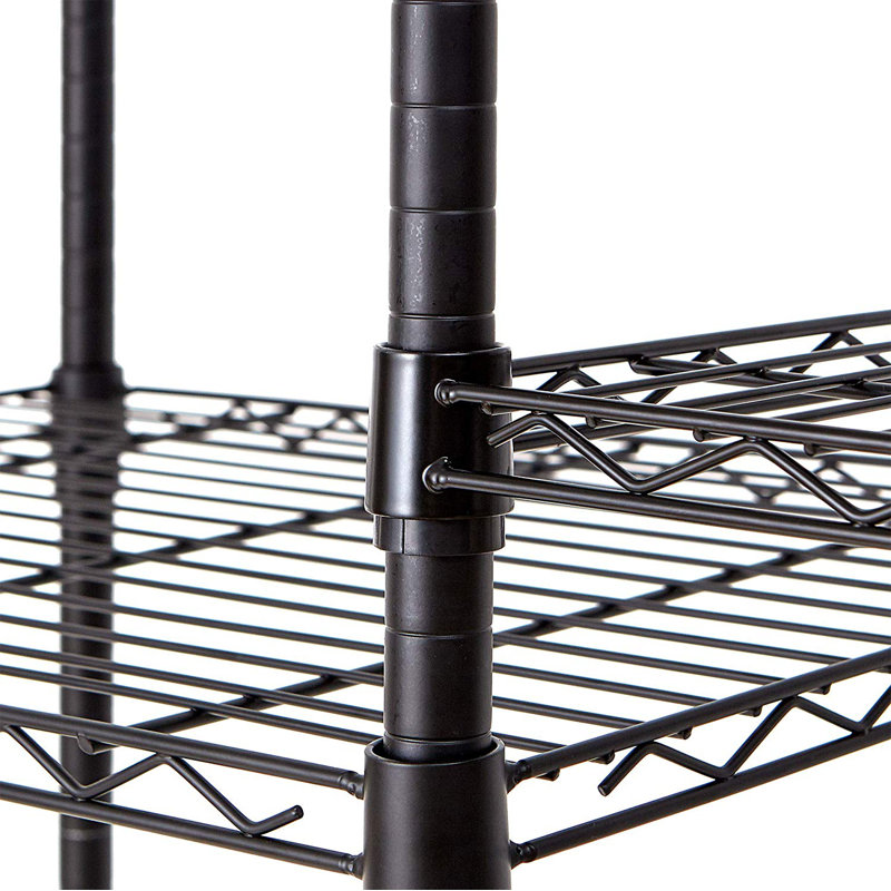 Hana Suprima Carbon Steel Narrow 6 Shelf Mini Fridge Organizer