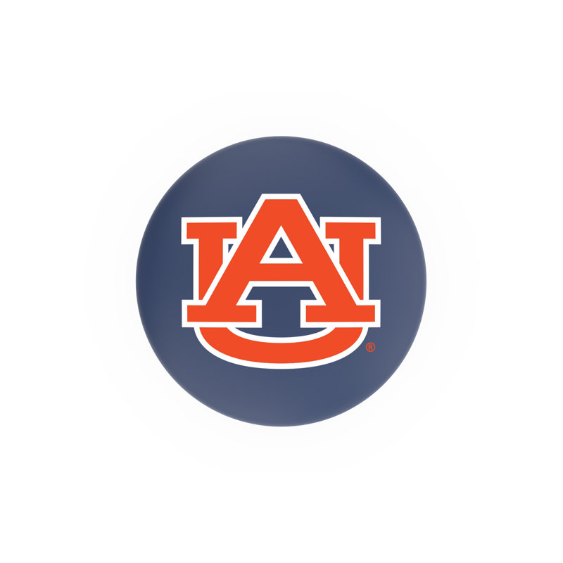 NCAA Swivel 25" Counter Stool, Black Wrinkle, Auburn University