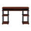 Bureau d'écriture avec tablettes sans outils Edwin-50251227