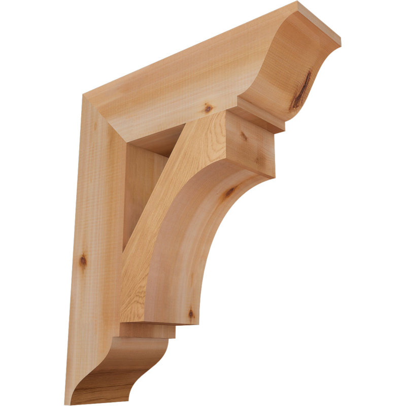 Support traditionnel Westlake, Cèdre rouge de l'Ouest, Lisse, H 26 po x l 5,5 po x P 22 po