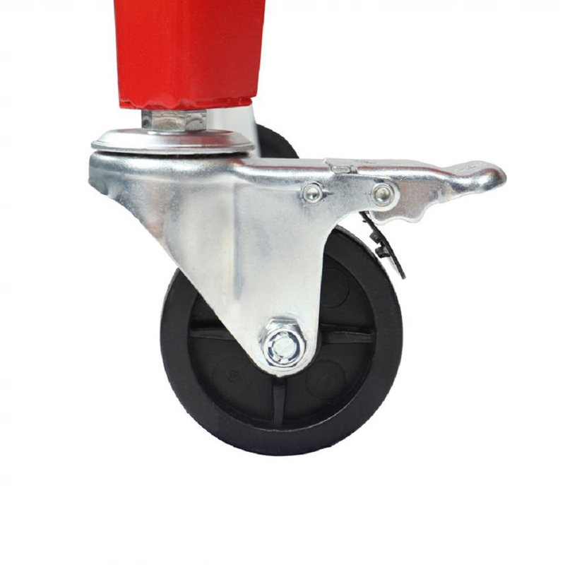 Pearington 80 Quarts Serving Station / Cart Cooler with wheels, Red