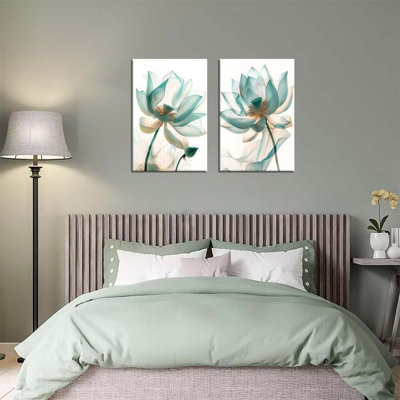 2 Piece Wrapped Canvas Wall Art