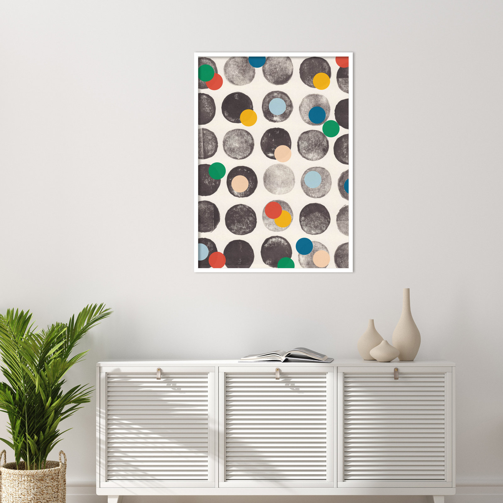 Add More Colors by Alisa Galitsyna, White, 41" H x 30" W x 1" D