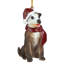 Sculpture Pitbull Holiday Dog
