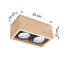 Riner Solid Wood Flush Mount