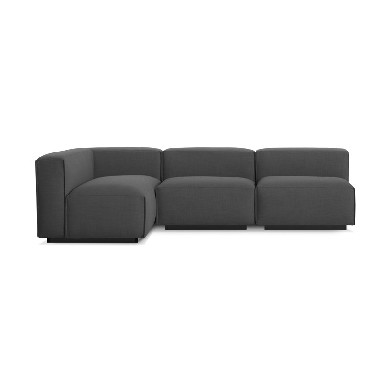 Cleon Modular Sectional, Maharam Meld in Panda, Right Hand Facing