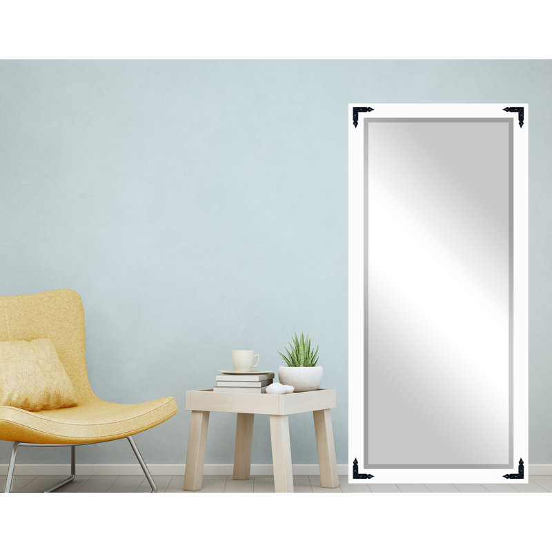 Miroir, H 70,5 po x l 30 po, Blanc