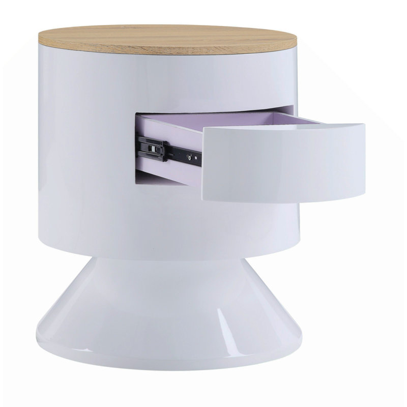 Table de nuit Otith, ultrabrillante 97596