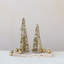Arbre de Noël en fil de verre et perles