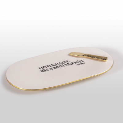Bianco Nero Cheese Knife
